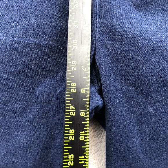 J.Crew Womens Dress Pants Size 2 Stretch Chino Flat Front Slim Straight Leg Blue - Picture 6 of 11